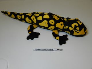 Obrázek z Mlok černo-žlutý plyš, 68cm 